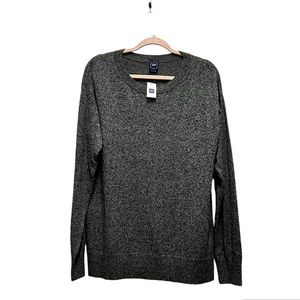 NWT GAP Classic Gray Sweater Casual Size L Tall